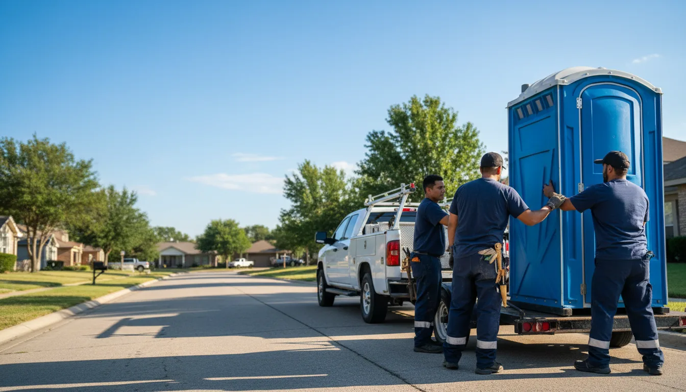 Portable Toilet Rental in Waurika, OK near me